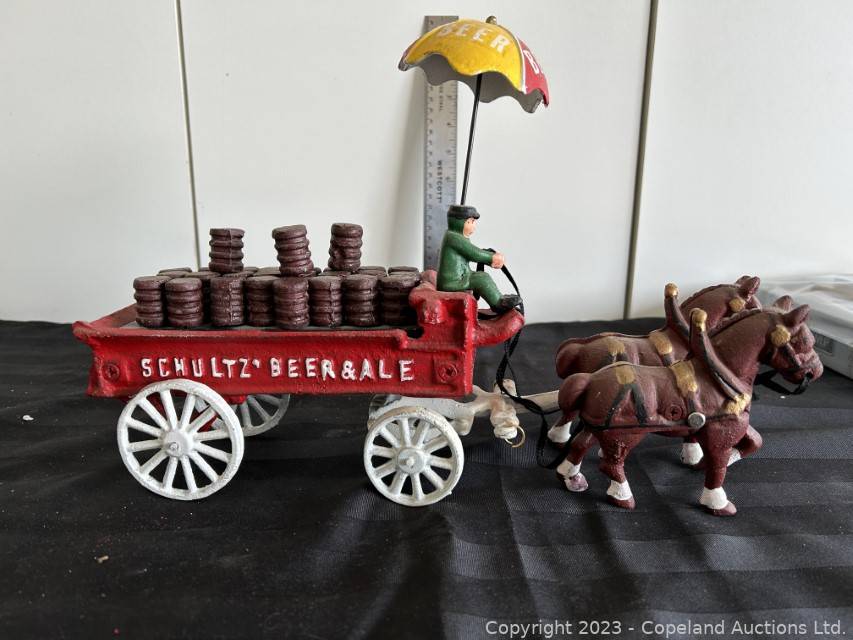 Schultz' Beer & Ale Delivery Wagon Online Auctions | Copeland