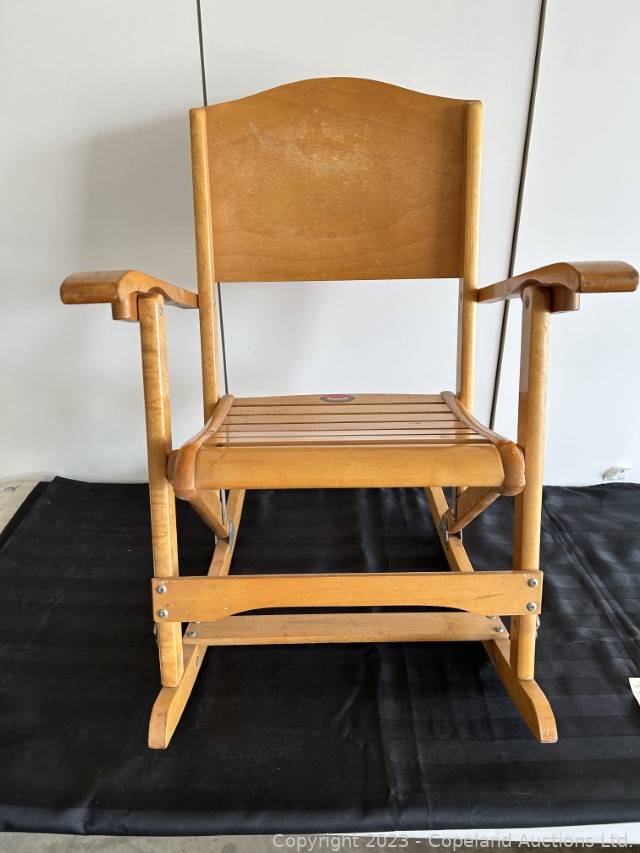 Kids folding rocking chair sale